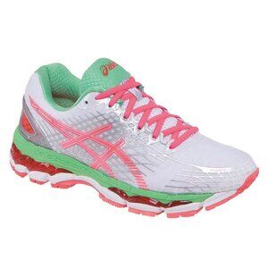 ASICS Mint Condition GEL Nimbus 17 White Coral Orange Pistachio Green T557N